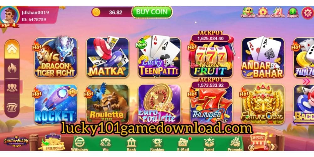 Lucky 101 Game